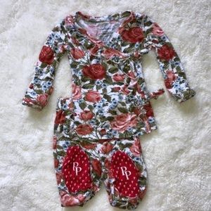 Posh Peanut Alma Cross Over Two Piece Set